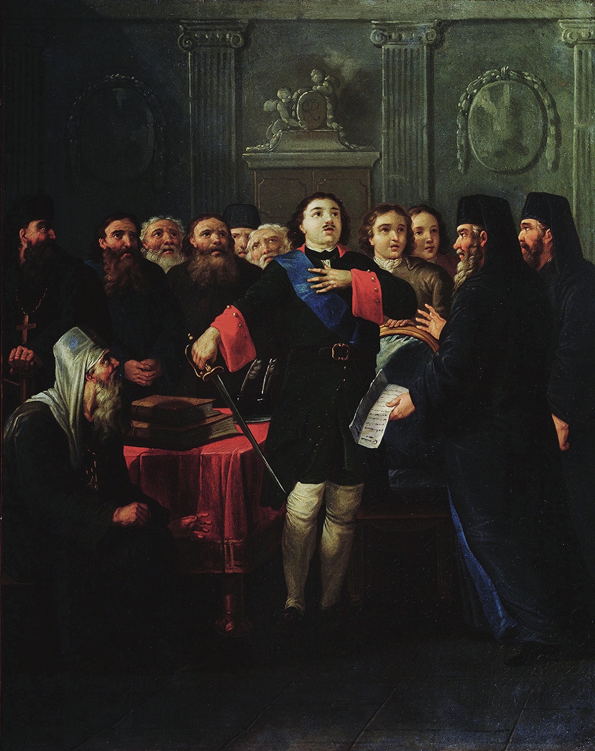 И. Тупылев. Петр I учреждает Святейший синод. 1801 И. Тупылев. Петр I учреждает Святейший синод. 1801