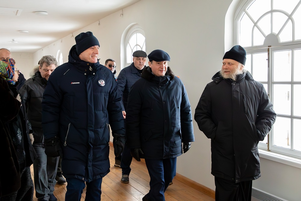 В Архангельской области оценили ход строительства и реставрации объектов в рамках подготовки к 600-летию основания первого монашеского поселения на Соловках