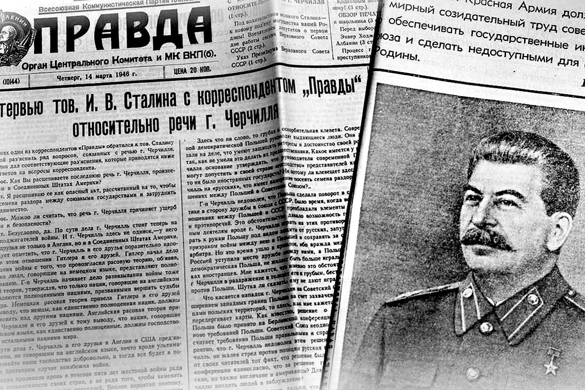 Интервью Иосифа Сталина широко освещалось в советской прессе.