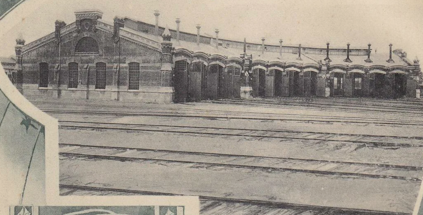 Депо "Лихоборы" после открытия в 1907-м году. Депо "Лихоборы" после открытия в 1907-м году.