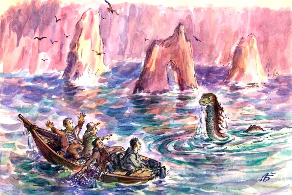 В 1921 году местная газета впервые рассказала о чудовище, испугавшем рыбаков у скал Кара-Дага.