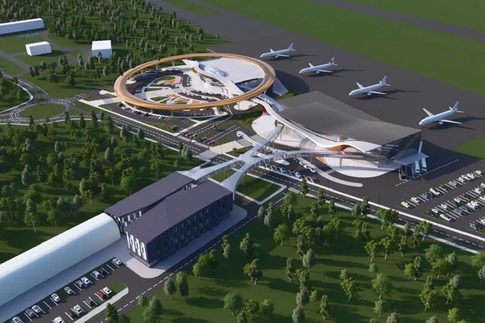 Терминалы внутренних и международных линий будут представлять собой единый архитектурный ансамбль.