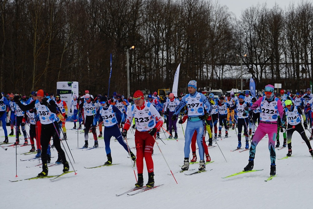 В этом году лыжный марафон собрал рекордное число участников.