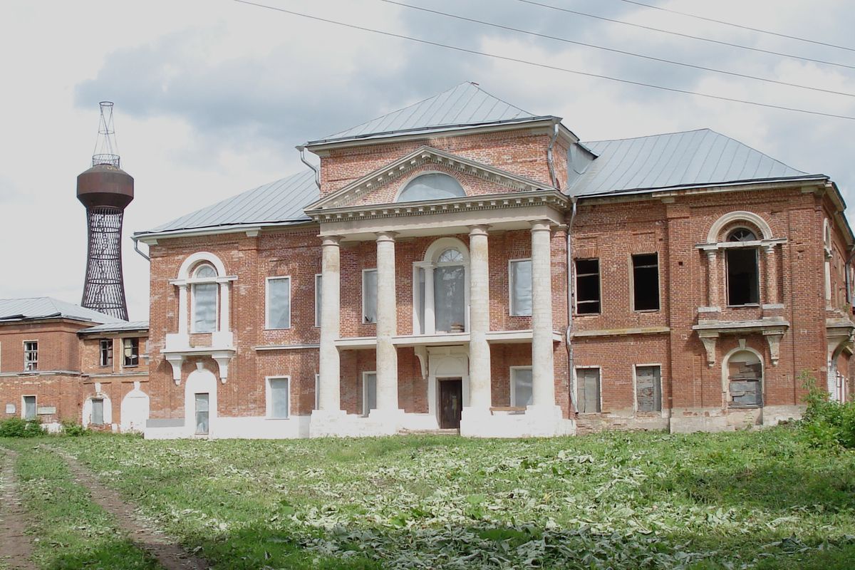 Усадьбу в селе Полибино с первой в мире башней Шухова продали частному лицу