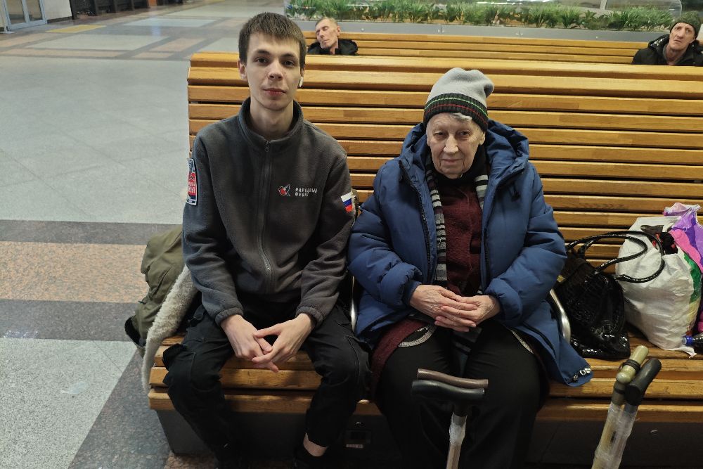 На железнодорожном вокзале в Уфе