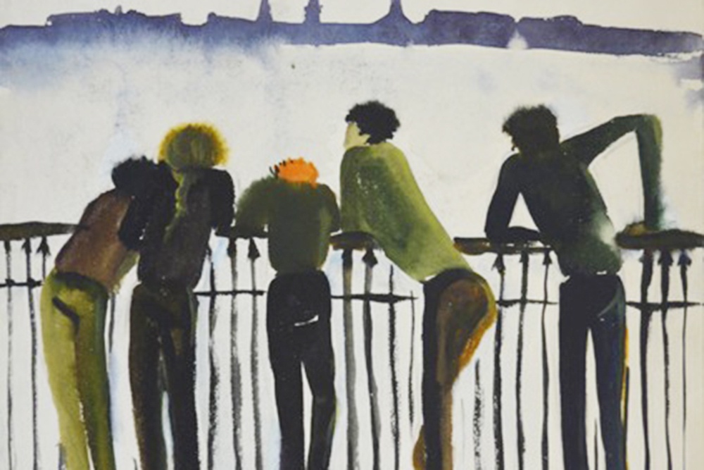 Пробы пера юной Ваншенкиной были в разных художественных направлениях - от Пикассо до Модильяни.