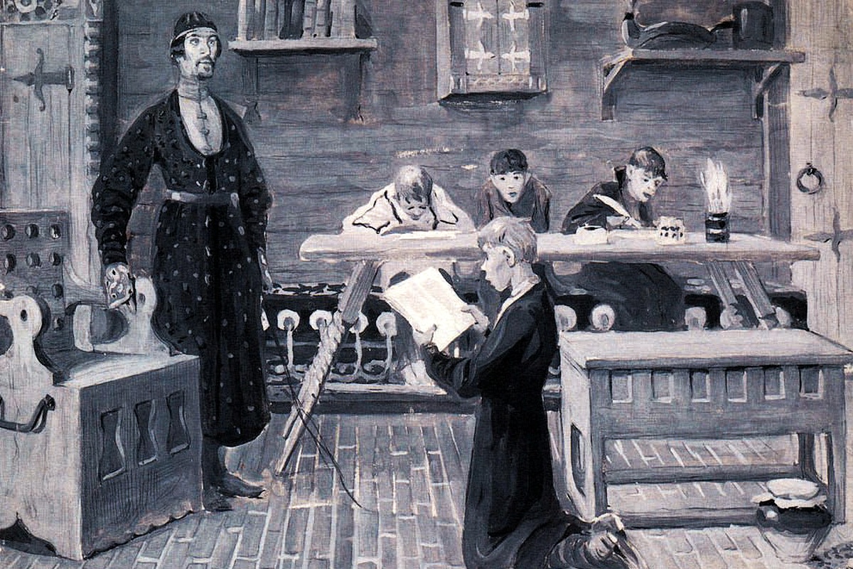 А. П. Рябушкин. Школа XVII века. 1903 г.