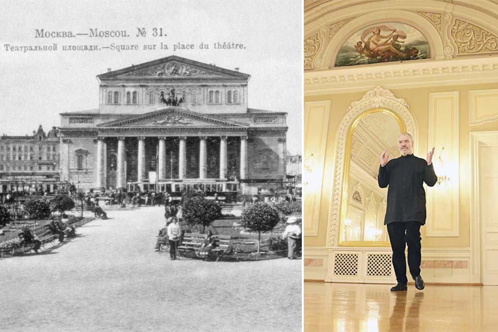 Последние два года выдающийся дирижер Валерий Гергиев возглавляет театр. И если в середине XIX века Большой делил сцену с итальянскими артистами, то сегодня - зачастую с коллегами и спектаклями Мариинского.