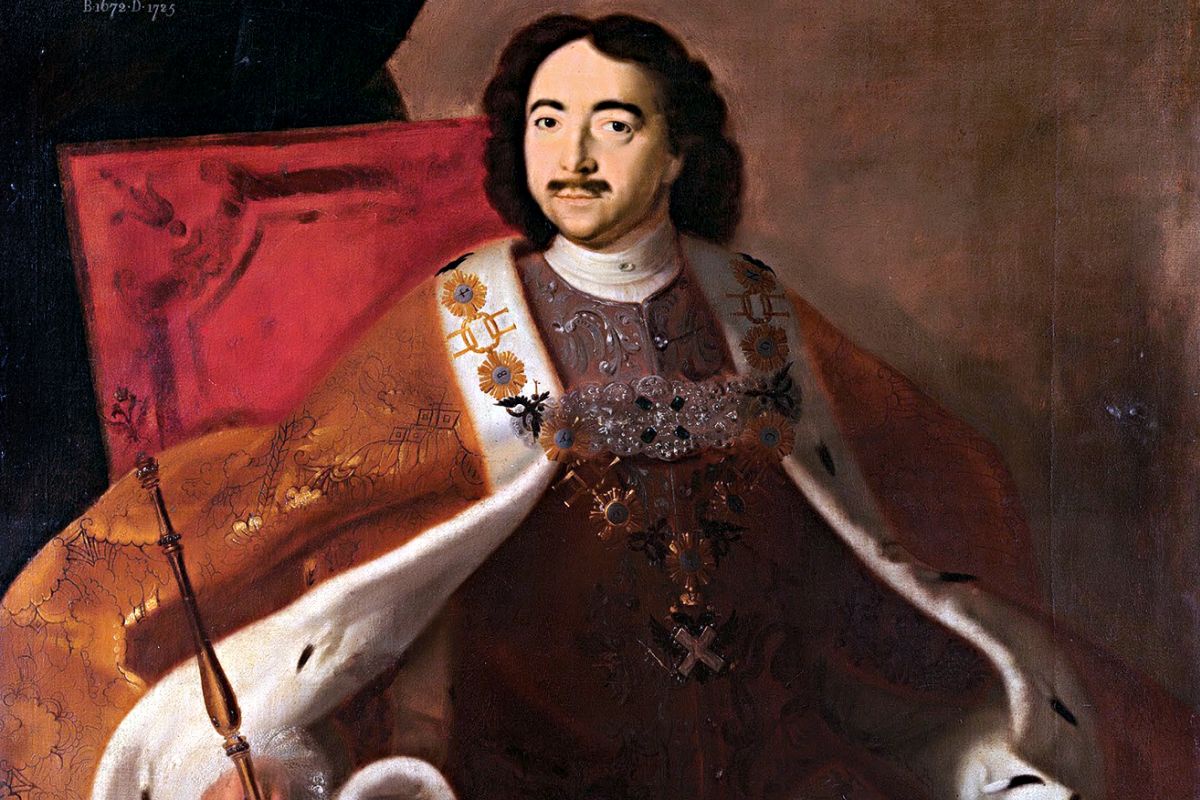 Л. Каравакк. Петр I. 1722 г.