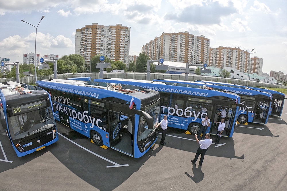 Москва сегодня - первая в Европе по количеству электробусов.