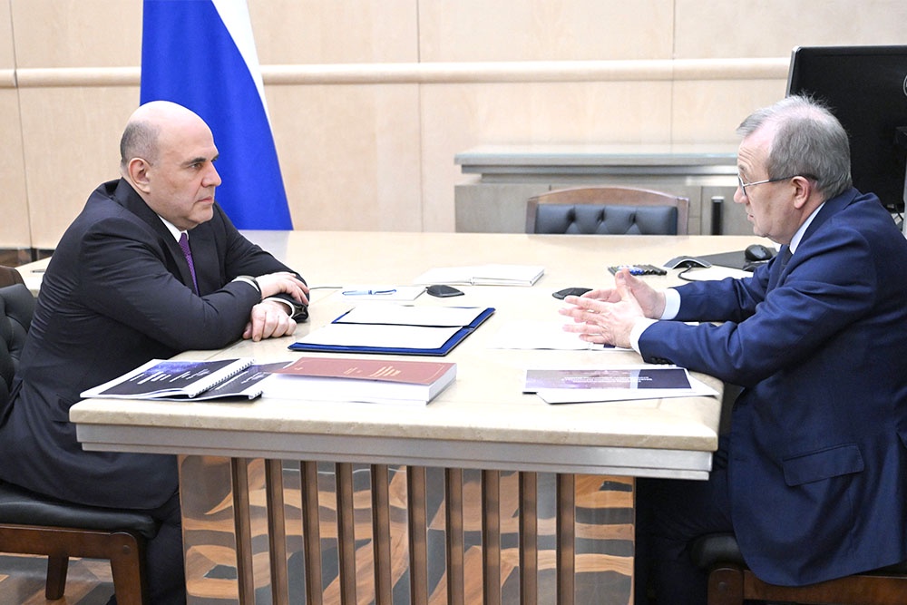 Геннадий Красников рассказал премьер-министру об участии РАН в реализации нацпроектов технологического лидерства.