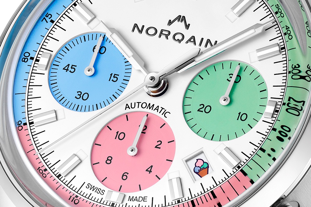 Norqain Freedom 60 Chrono 40mm Enjoy Life - часы, которые хочется лизнуть.