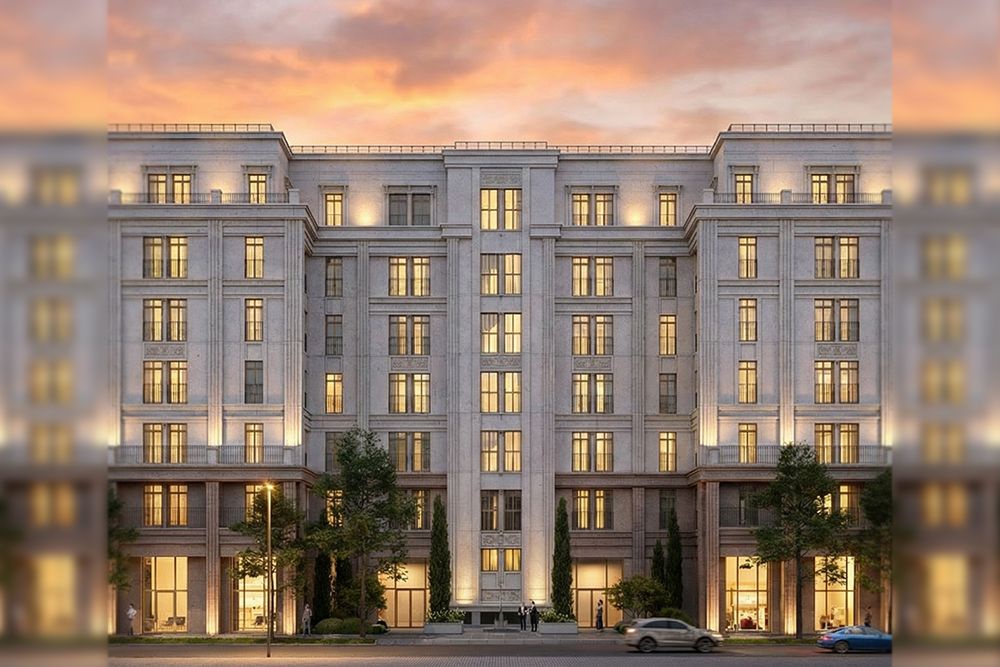 Фасад дома-резиденции "Собрание".