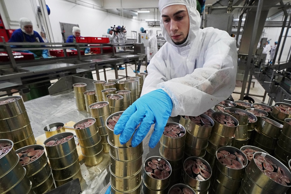 Ограничение импортных поставок вызвало рост производства отечественных консервных заводов.