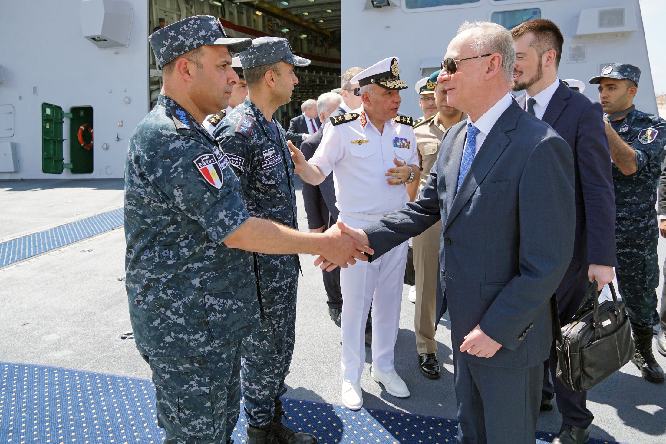 Николай Патрушев: Российские и египетские моряки хорошо сработались друг с другом во время совместных мероприятий.