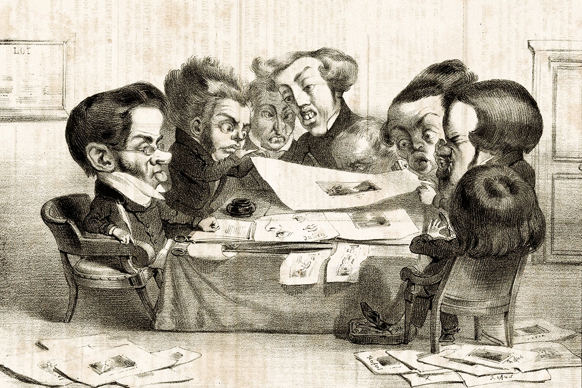 Гранвиль. Цензоры. 1835