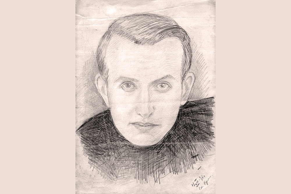 Александр Снесарев. Автопортрет. 1936 год.