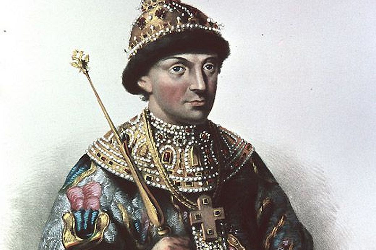 Царь Федор Алексеевич, согласно историческим источникам, умер от цинги в 20 лет. Но это не так.  На фото: репродукция литографии П. Бореля. Государственный Исторический музей.