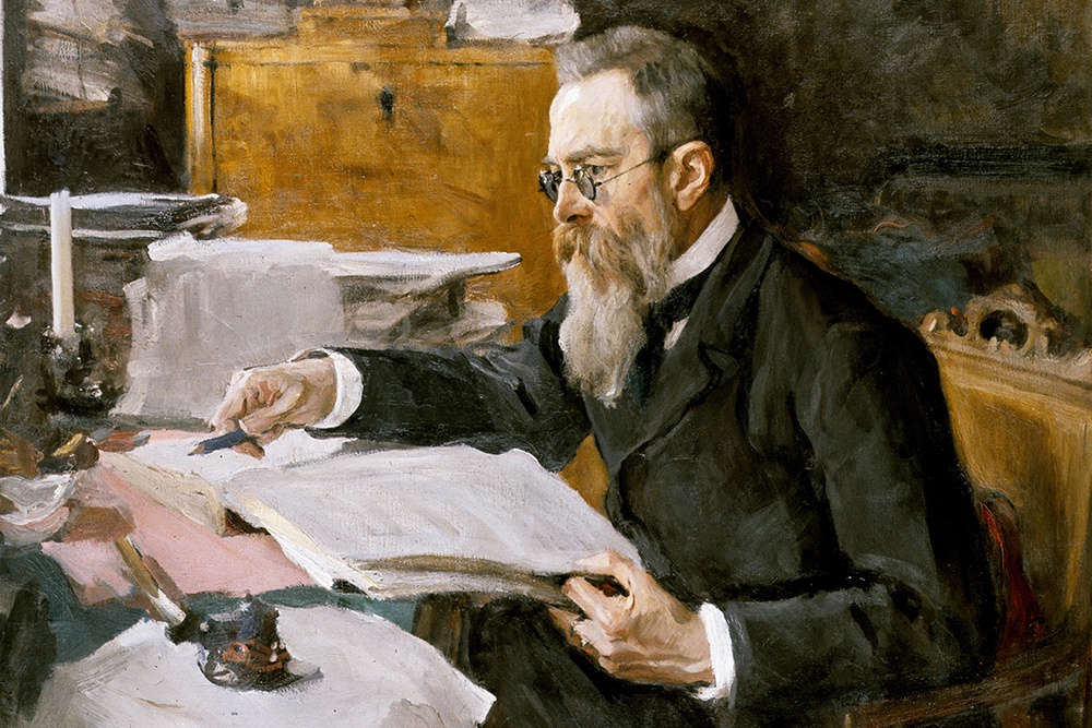 В. А. Серов. Портрет Н. А. Римского-Корсакова, 1898 г. 