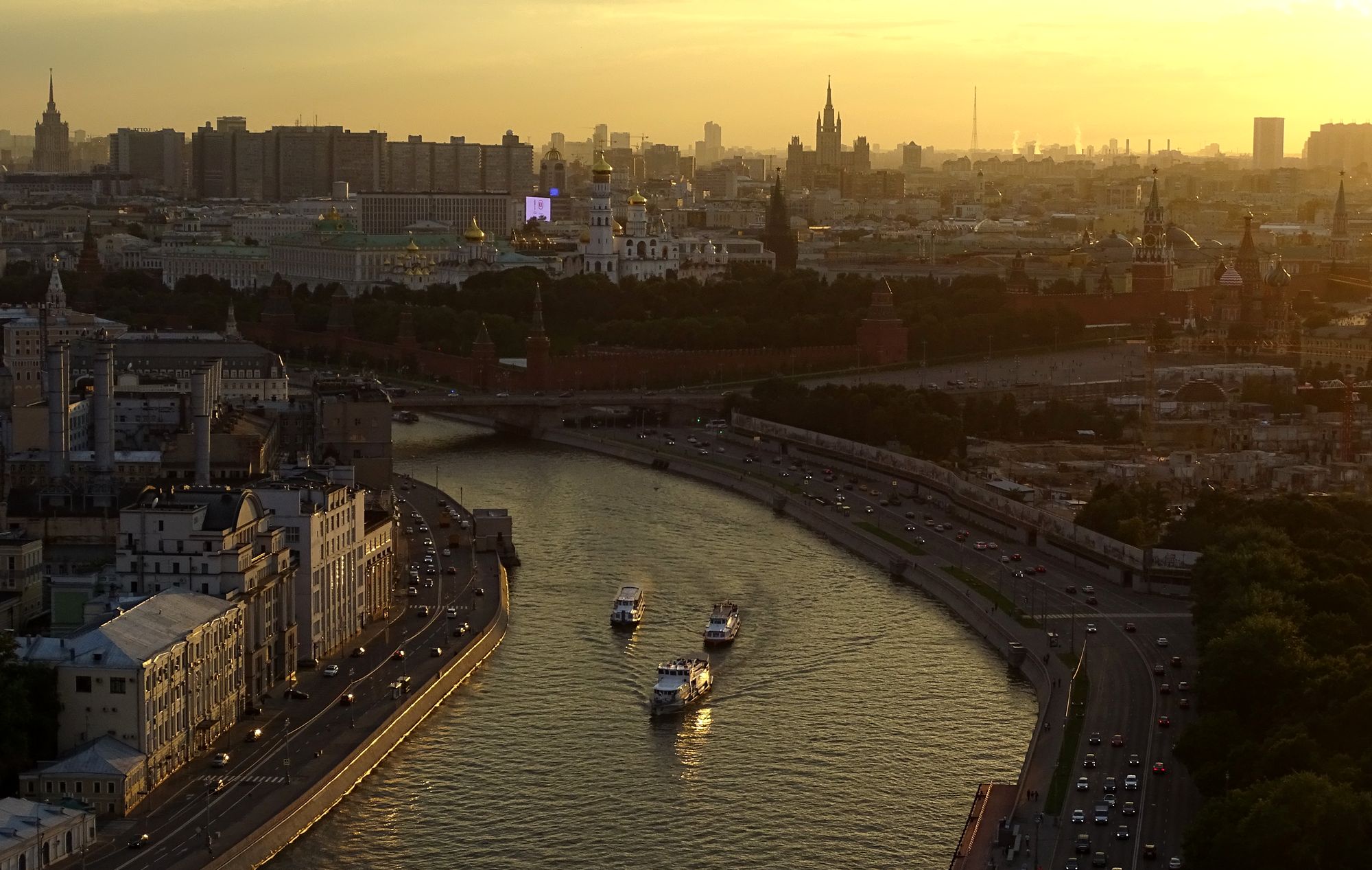 Панорама Москвы. 