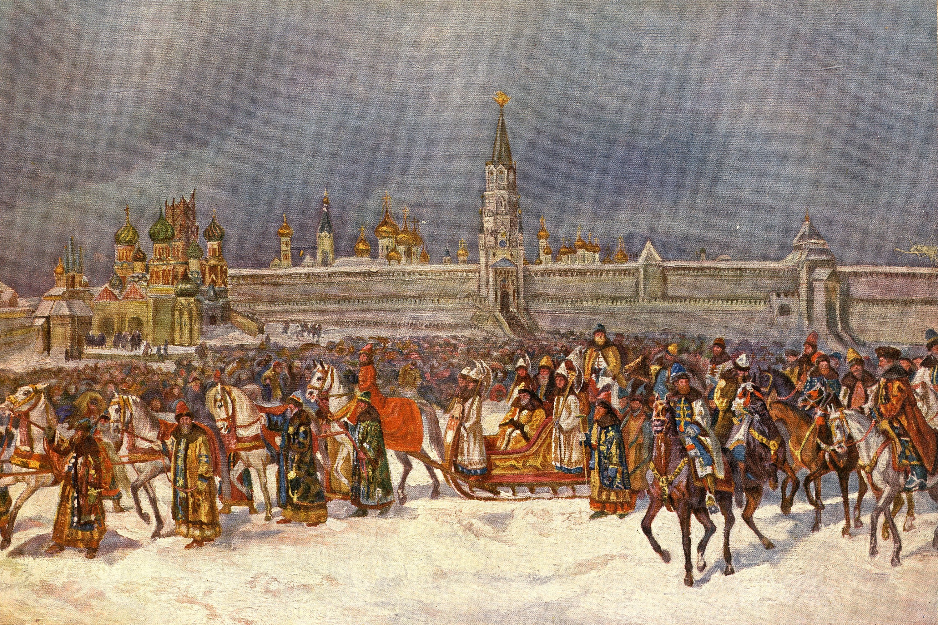 Сверчков. Царский выезд. XVII в. Поездка Иоанна Грозного на богомолье.