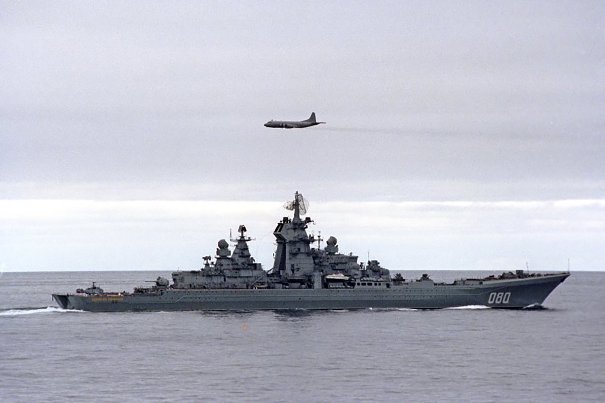 Тяжелый атомный крейсер "Адмирал Нахимов" проходит финальный этап испытаний.