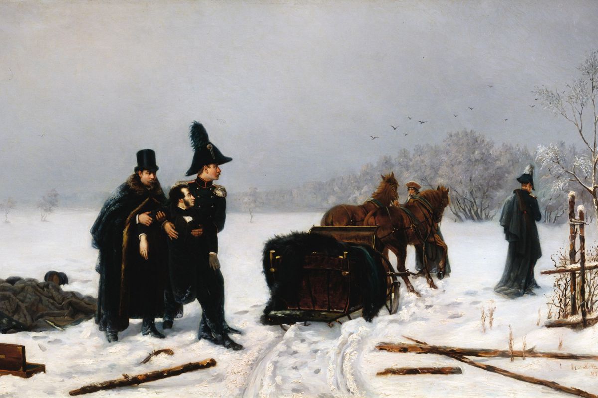 Алексей Наумов. Дуэль Пушкина с Дантесом. 1884