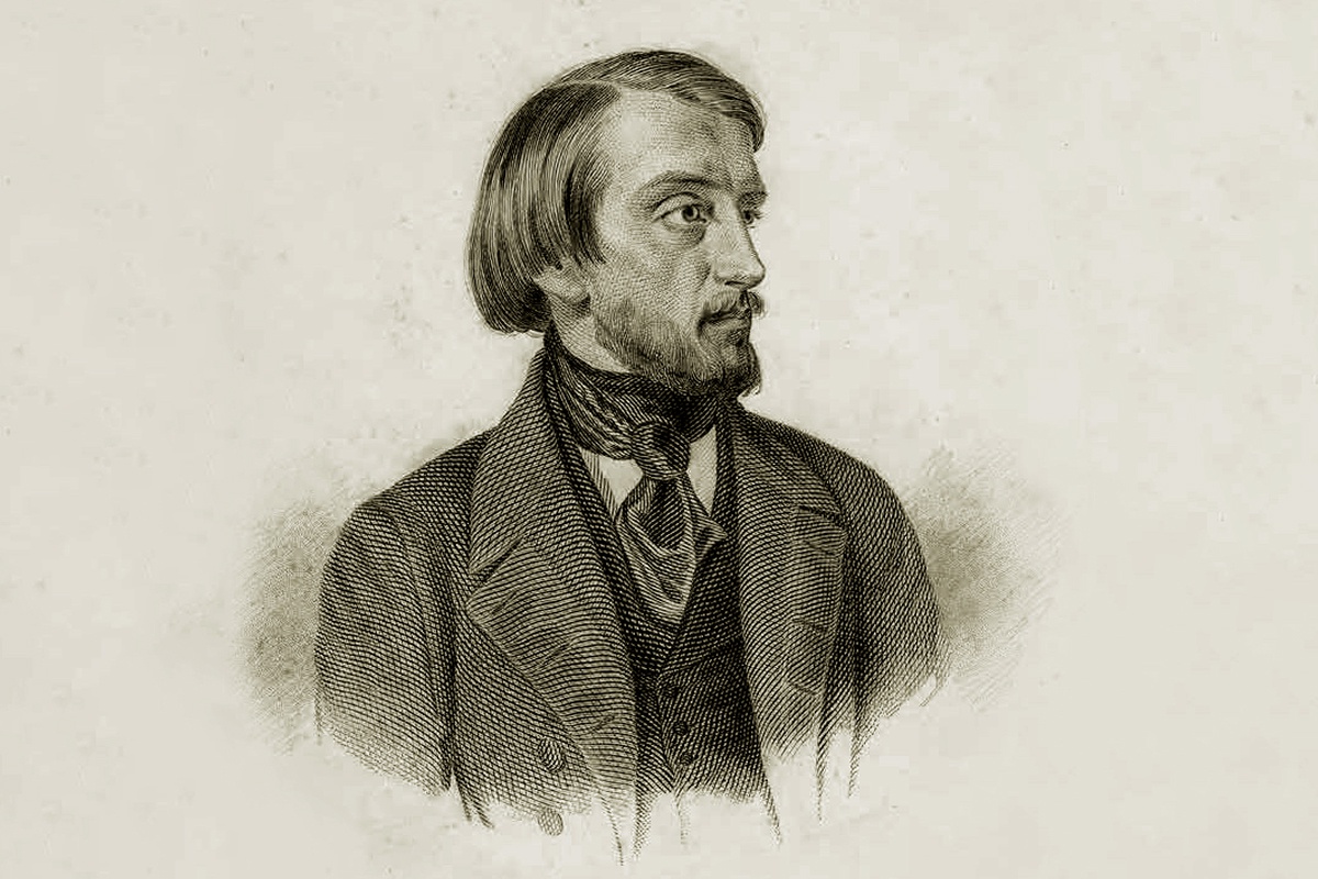 Ф. Иордан. Портрет Виссариона Григорьевича Белинского. 1859