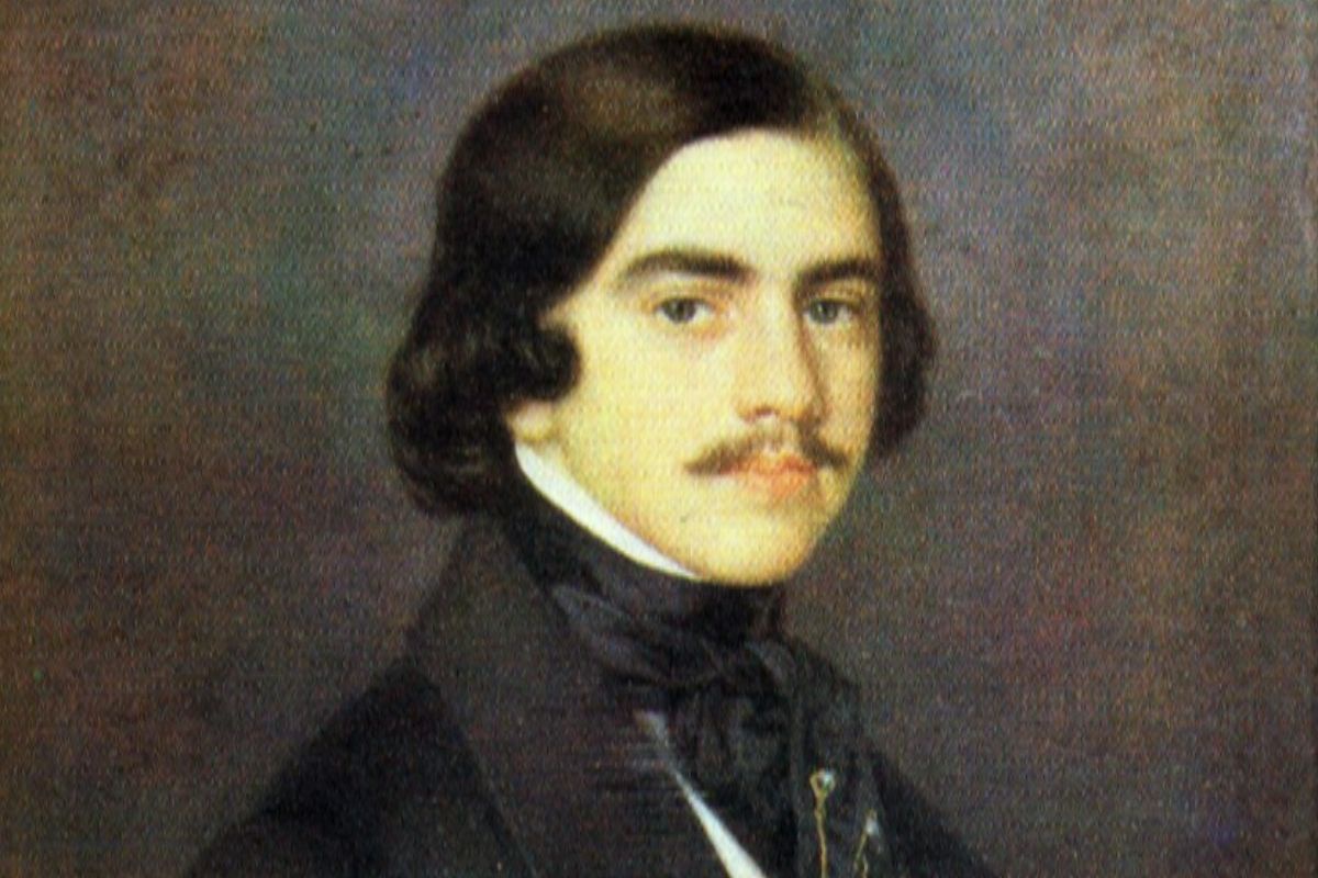Г. Ф. Грюневальд. Портрет М. А. Бакунина. 1841 г. ГИМ.