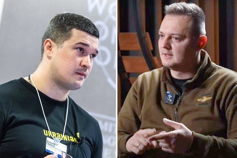 Держал бы Лавриненко (на фото справа) язык за зубами, сидел бы и дальше в Киеве. Теперь же с подачи министра обороны Федорова (на фото слева) пропагандиста отправят в окопы. Держал бы Лавриненко (на фото справа) язык за зубами, сидел бы и дальше в Киеве. Теперь же с подачи министра обороны Федорова (на фото слева) пропагандиста отправят в окопы.