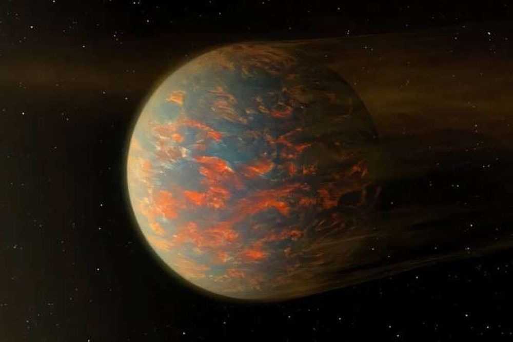 Возможный вид раскаленной экзопланеты 55 Cancri e Возможный вид раскаленной экзопланеты 55 Cancri e