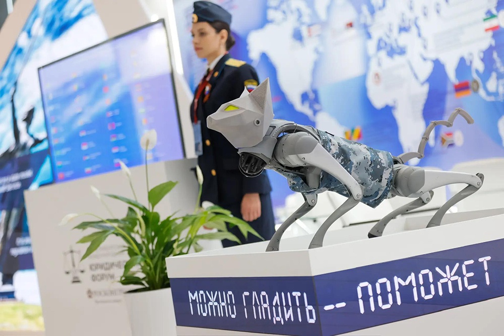 ФССП представила на ПМЮФ робокота. ФССП представила на ПМЮФ робокота.