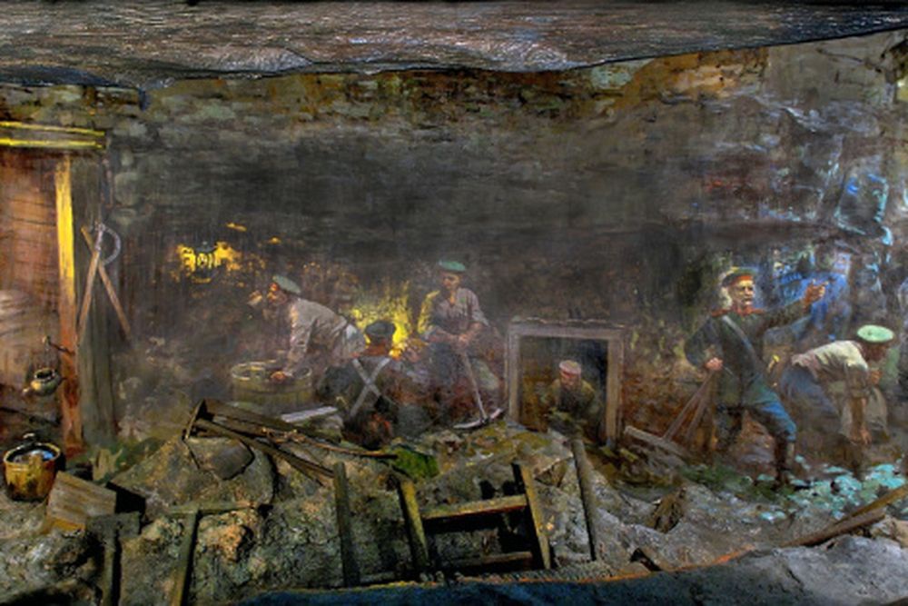 Фрагмент диорамы. 