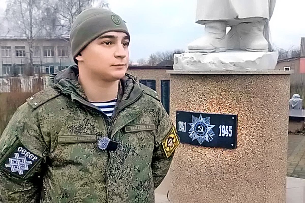 Праправнук гвардии сержанта Сеничева.