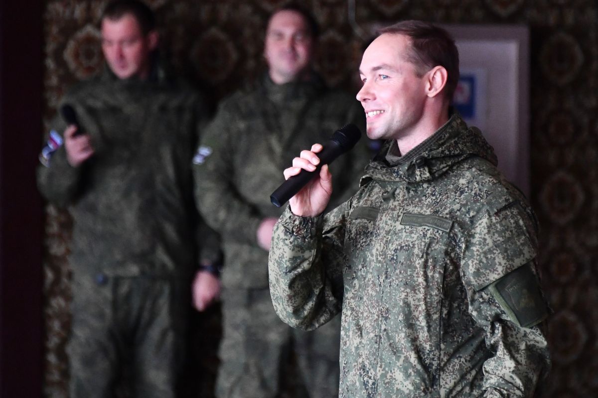 Актер театра "Современник" Евгений Павлов.
