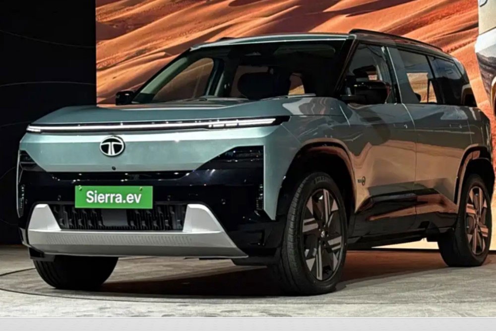 Кроссовер Tata Sierra EV. Кроссовер Tata Sierra EV.