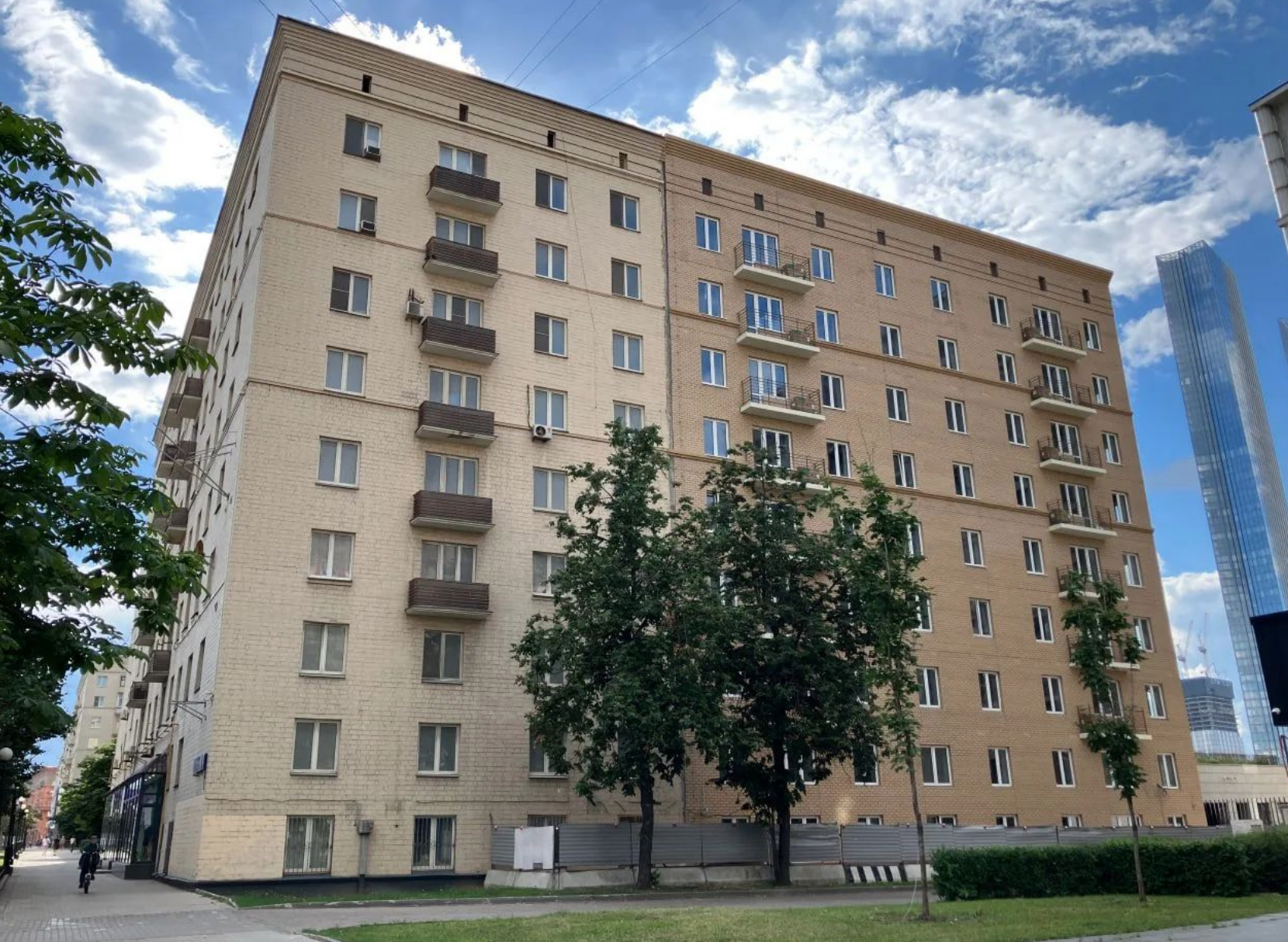 Восстановленная часть дома, где в 2014-м прогремел взрыв. Восстановленная часть дома, где в 2014-м прогремел взрыв.