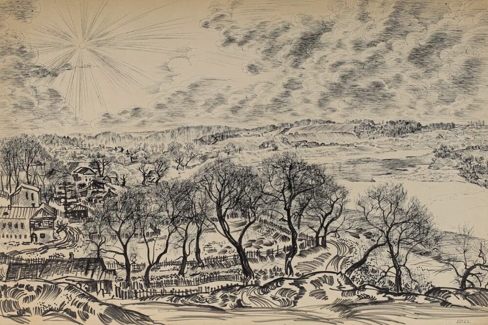 Дмитрий Плавинский, "Таруса", 1962 год. 
