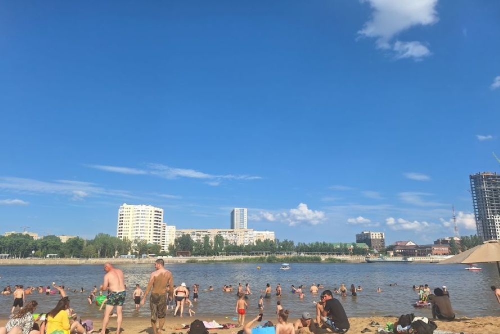 На городском пляже Астрахани, где буквально "яблоку негде упасть", неприятность могут доставить малозаметные обитатели воды. На городском пляже Астрахани, где буквально "яблоку негде упасть", неприятность могут доставить малозаметные обитатели воды.