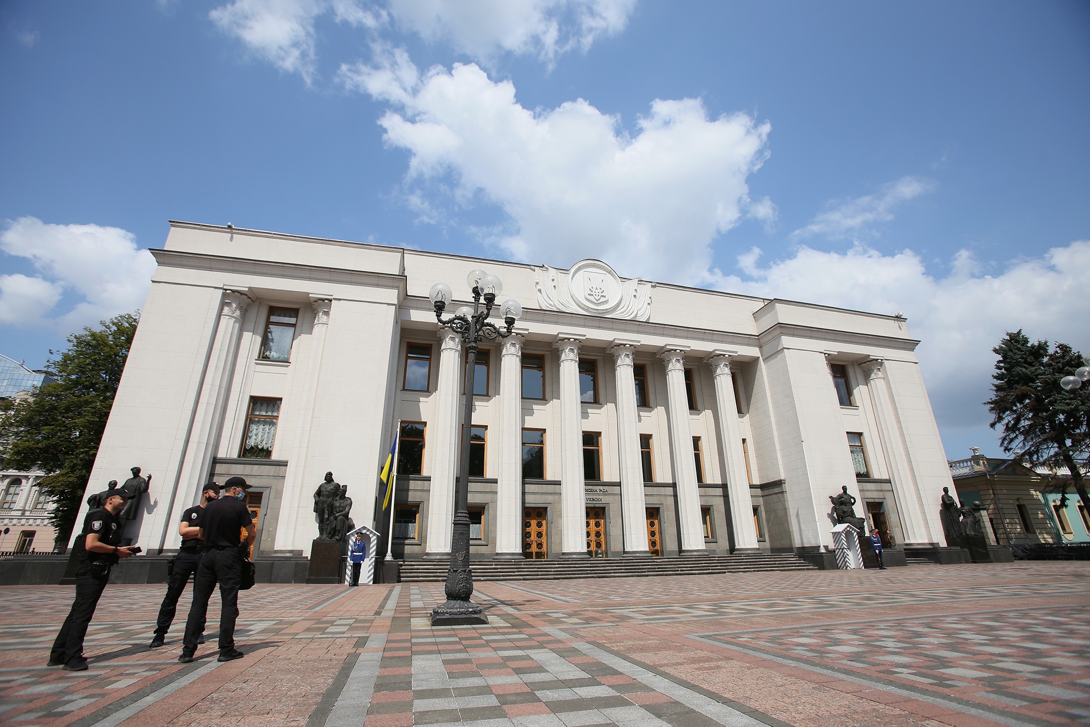 Здание Верховной рады Украины в Киеве.