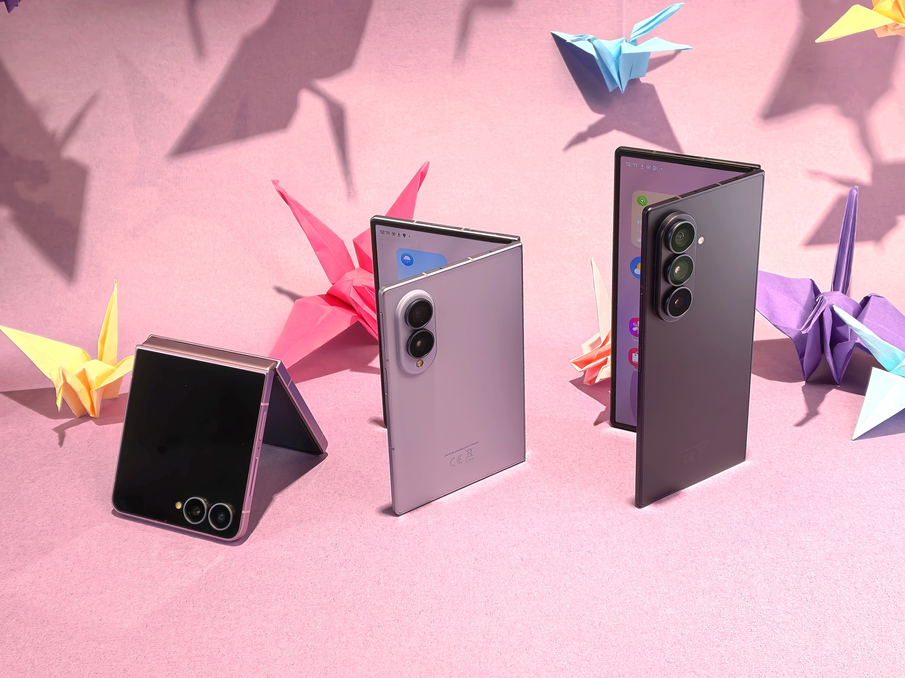 Смартфоны Galaxy Z Fold8 Ultra, Galaxy Z Fold8  и Galaxy Z Flip8.