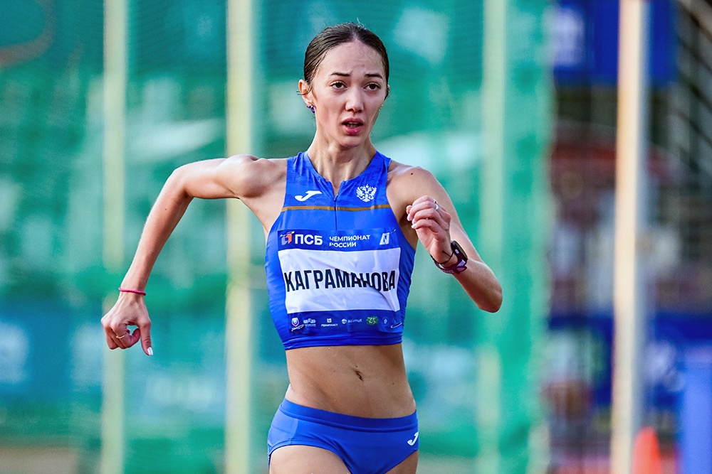Reyhan Kagramanova giành chức vô địch đi bộ 10.000m tại Giải vô địch điền kinh Nga dù không phá kỷ lục