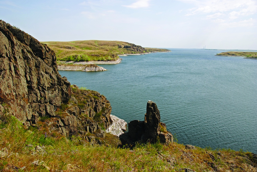 Ириклинское водохранилище.