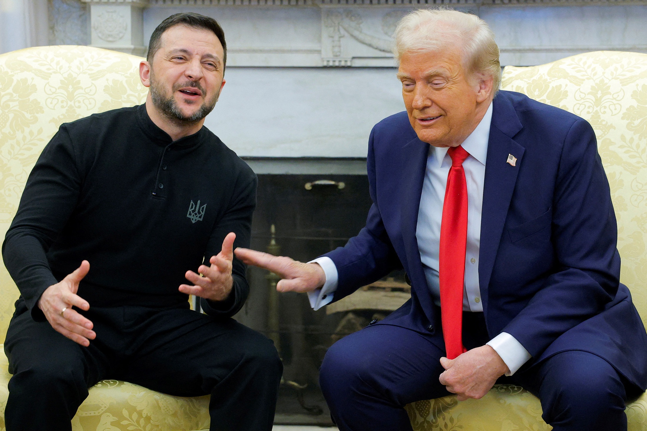 Встреча Трампа и Зеленского в Белом доме в феврале 2025 года