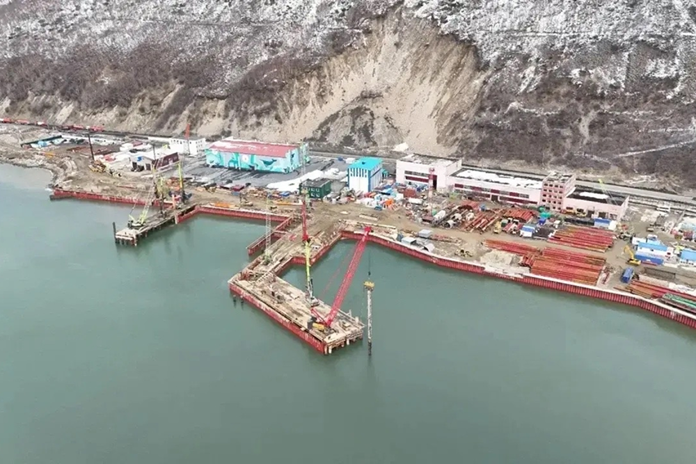Строительство Морского туристического центра в Магадане. 