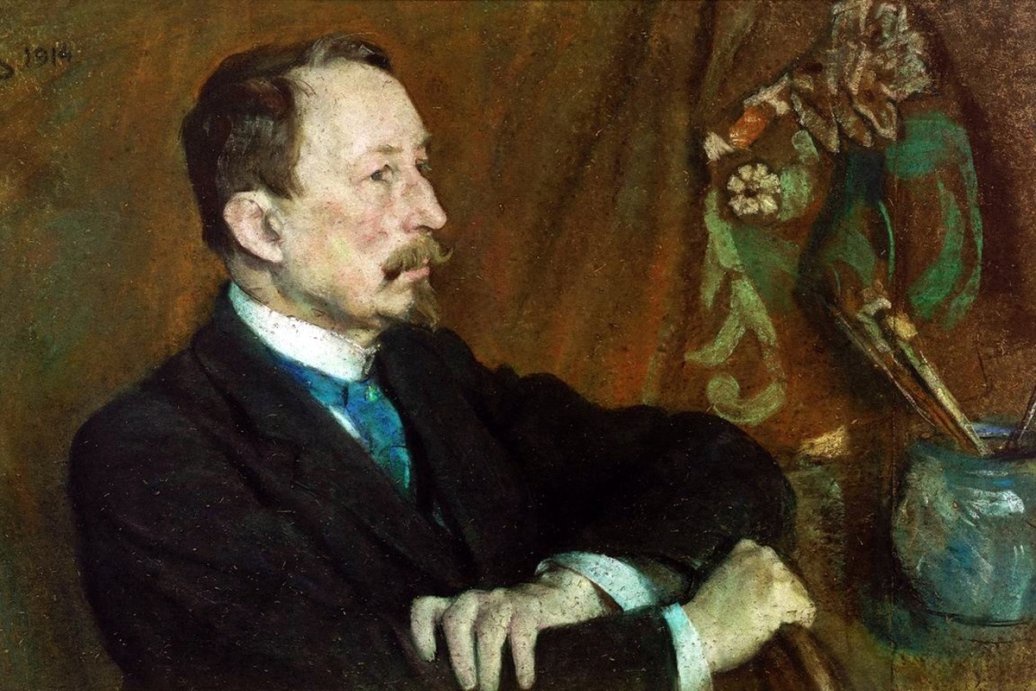 С. Малютин. Портрет А.М. Васнецова. 1914 С. Малютин. Портрет А.М. Васнецова. 1914