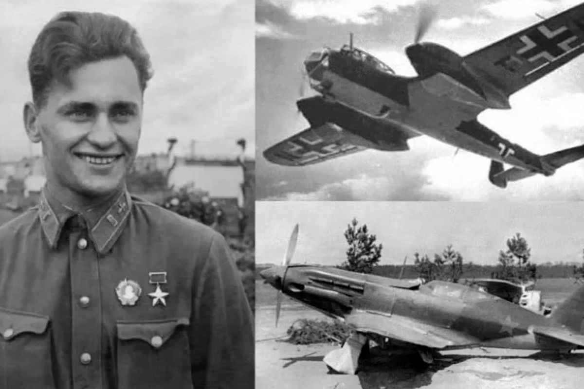 За два тарана, совершенных с месячным интервалом, Алексей Катрич стал Гером Советского Союза. За два тарана, совершенных с месячным интервалом, Алексей Катрич стал Гером Советского Союза.