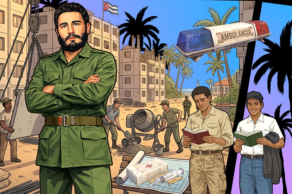 Дизайн спецпроекта вдохновлен культовой игрой GTA: Vice City, а жизнь Фиделя Кастро рассказана как увлекательный игровой сюжет. Дизайн спецпроекта вдохновлен культовой игрой GTA: Vice City, а жизнь Фиделя Кастро рассказана как увлекательный игровой сюжет.