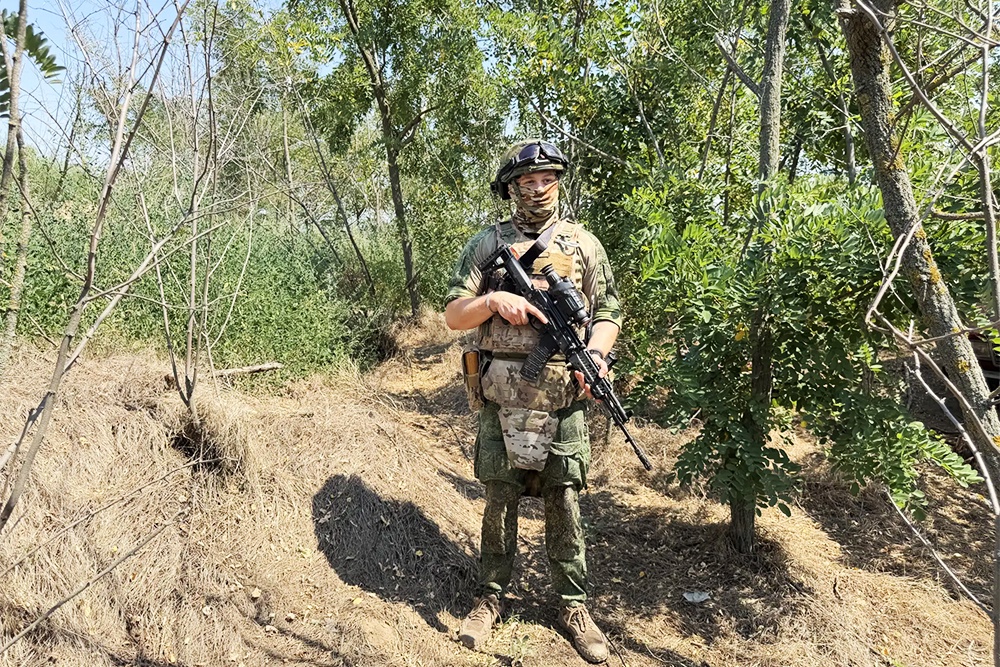 Представитель ЦСН "Барс - Сармат" с позывным Спутник.