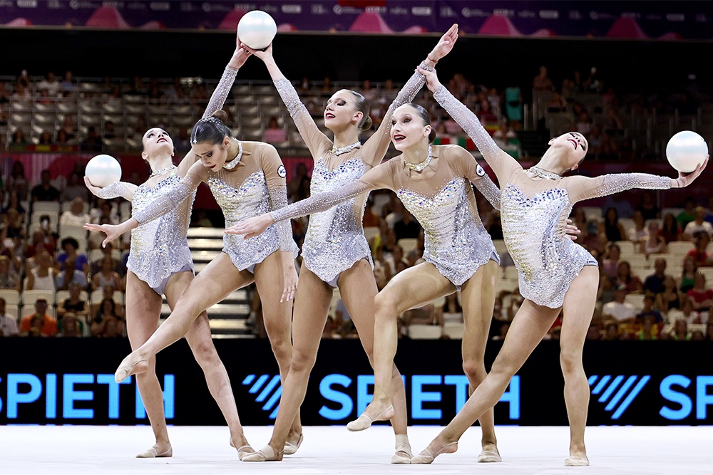 Сборная России на 42-м чемпионате мира по художественной гимнастике во Франкфурте-на-Майне. Сборная России на 42-м чемпионате мира по художественной гимнастике во Франкфурте-на-Майне.